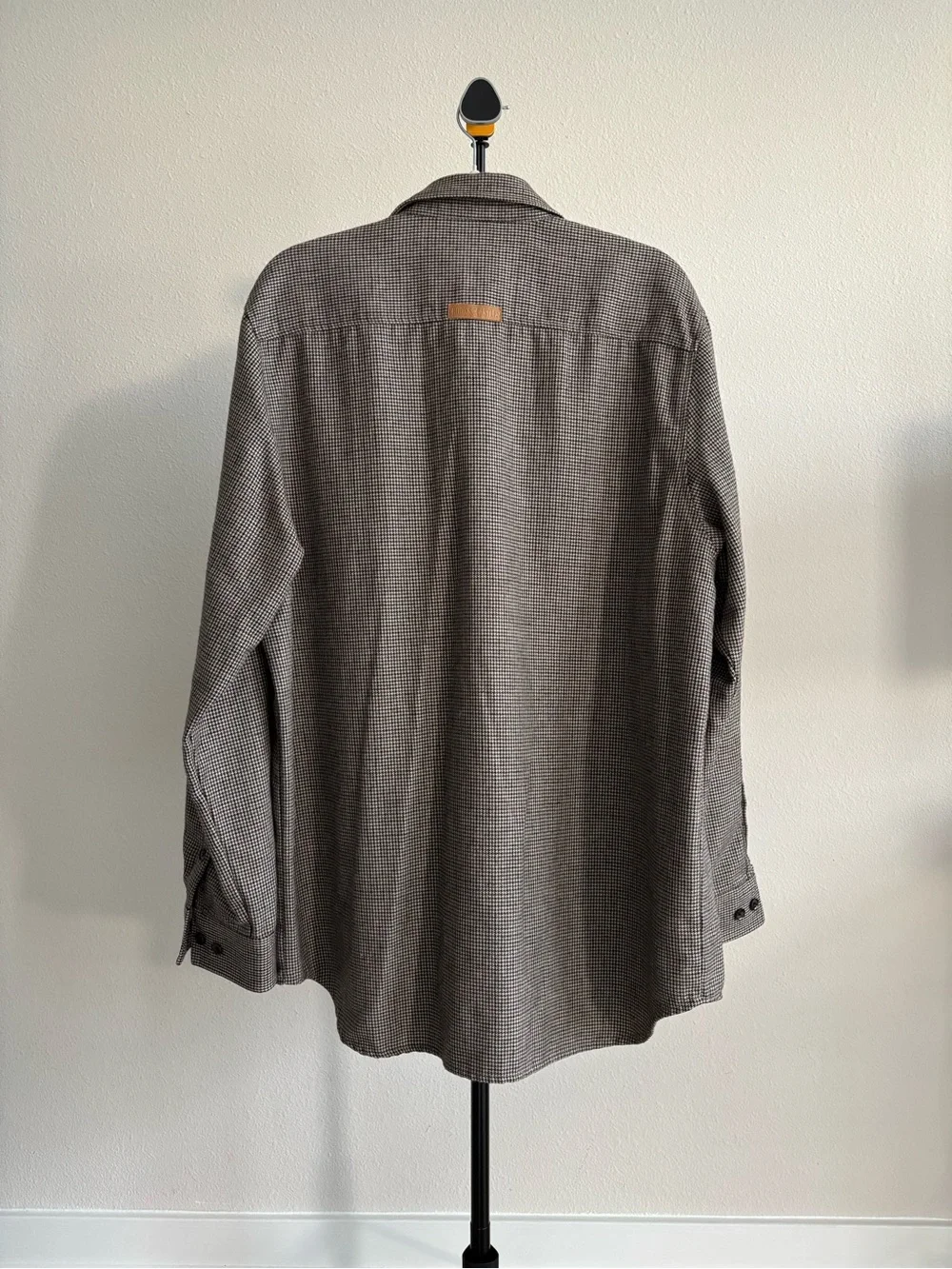 Crooks & Castles Wool Blend Overshirt Shirt Jacket Houndstooth 2XL